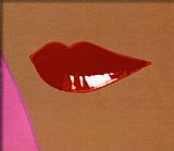 Andy Warhol Page from Lips Book painting